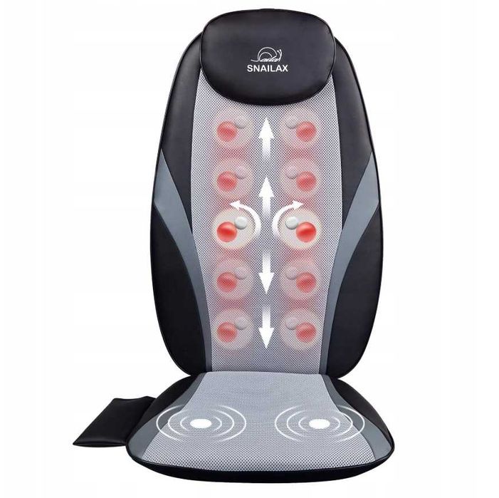 Snailax SL-256-EU mata masująca/ masażer SHIATSU + pilot. OPIS!!!