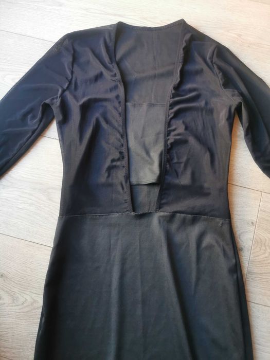 Sexy czarna sukienka idealna na imprezy rozmiar XS/S na andrzejki