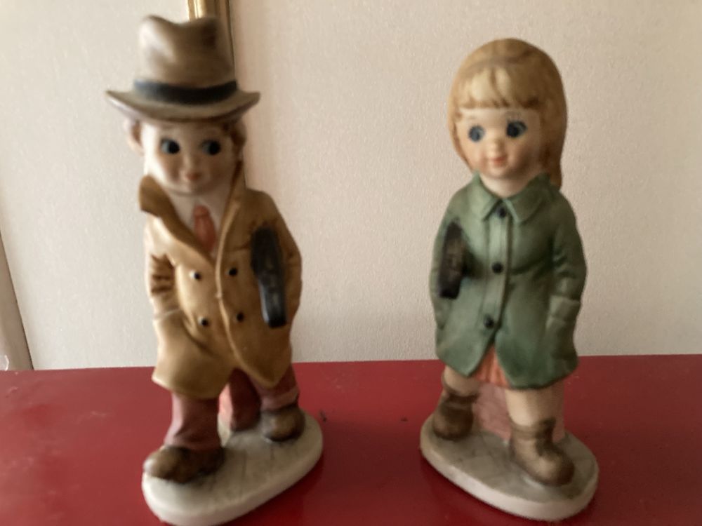 Bonecos em ceramica