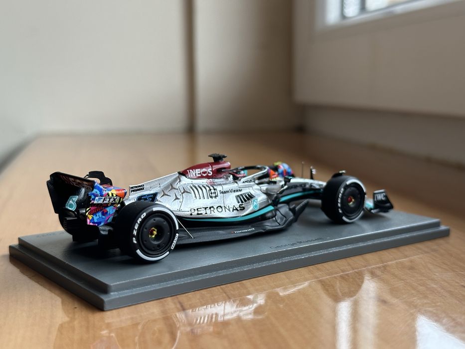 1:43 F1 Mercedes AMG Petronas W13 George Russell 2022 Spark