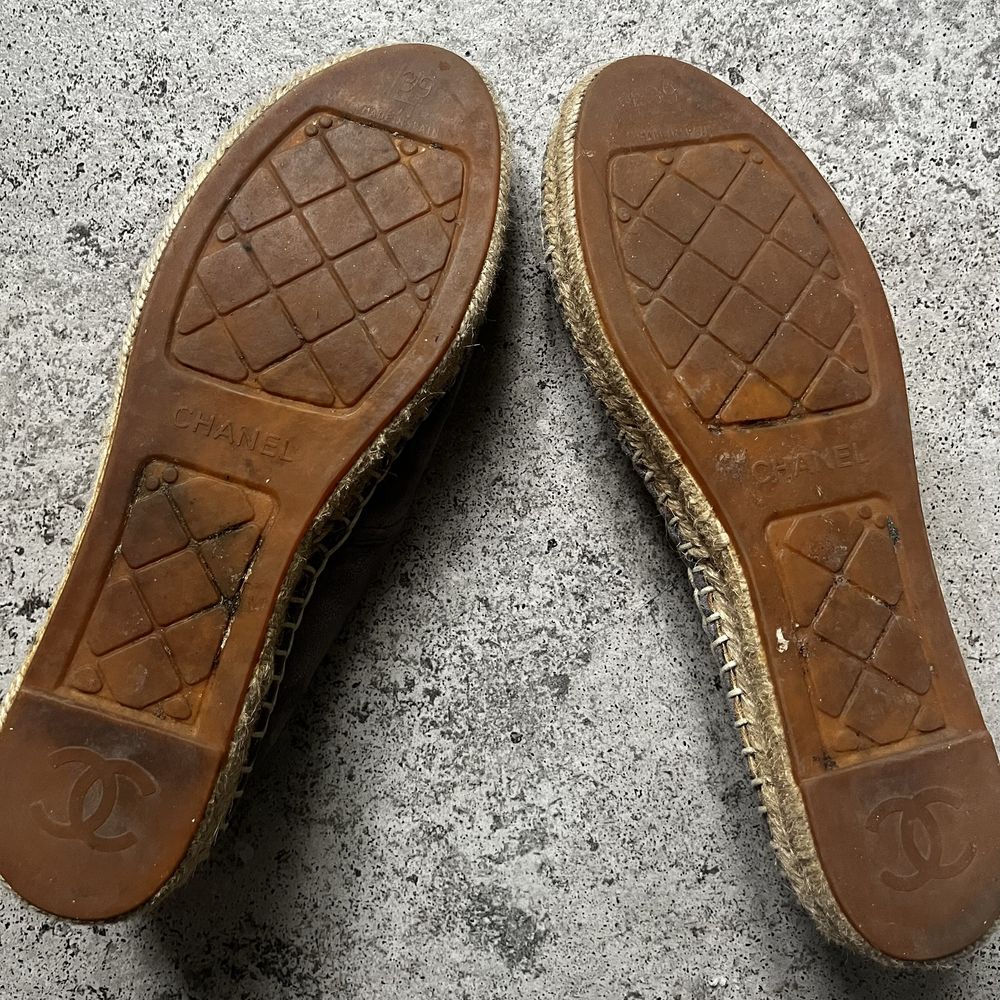 Szare espadryle chanel 38/39
