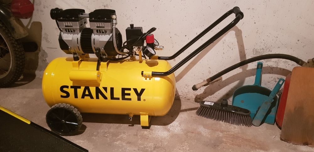 Kompresor bezolejowy Stanley 50l ! Cichy ! Wawa !