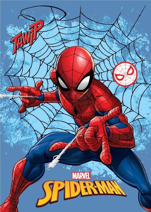 Koc 100x140 Polarowy Spiderman Spider Man Spider-Man Dziecięcy