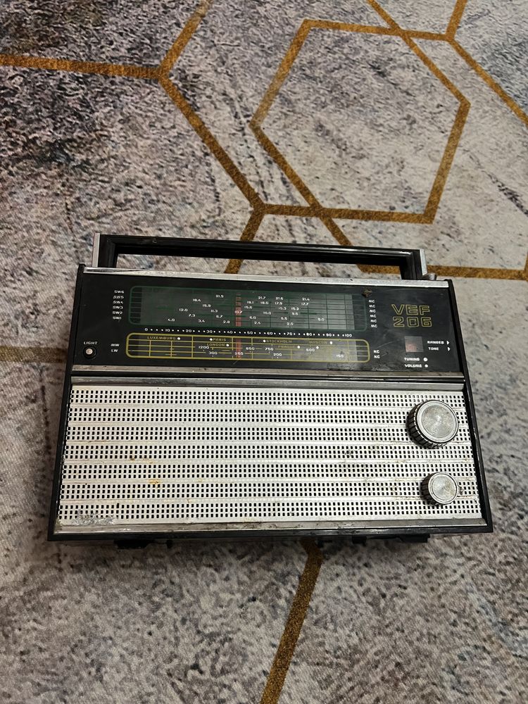 Радиоприёмник ВЕФ 206 раритет