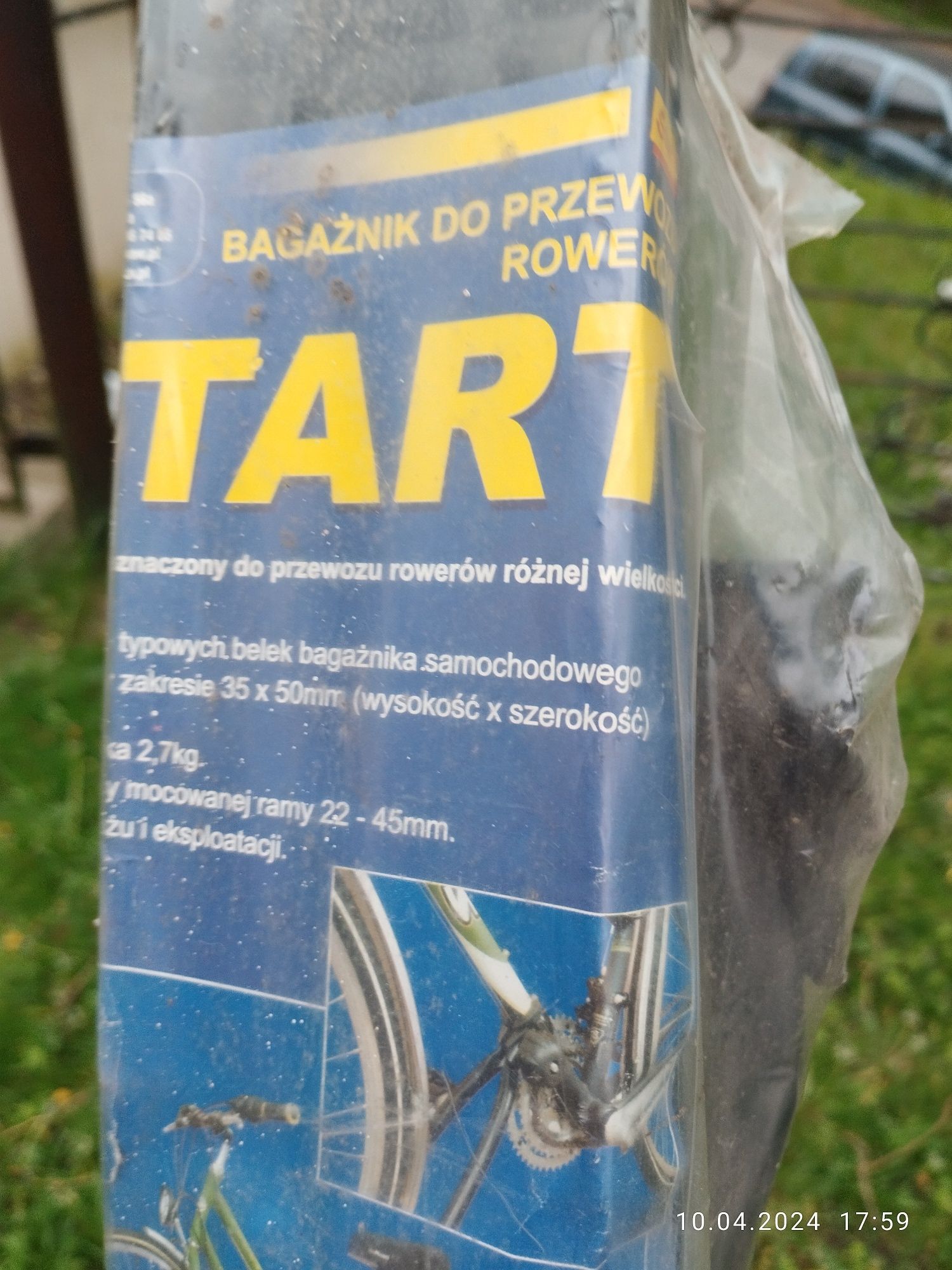 Bagażnik do przewozu roweru