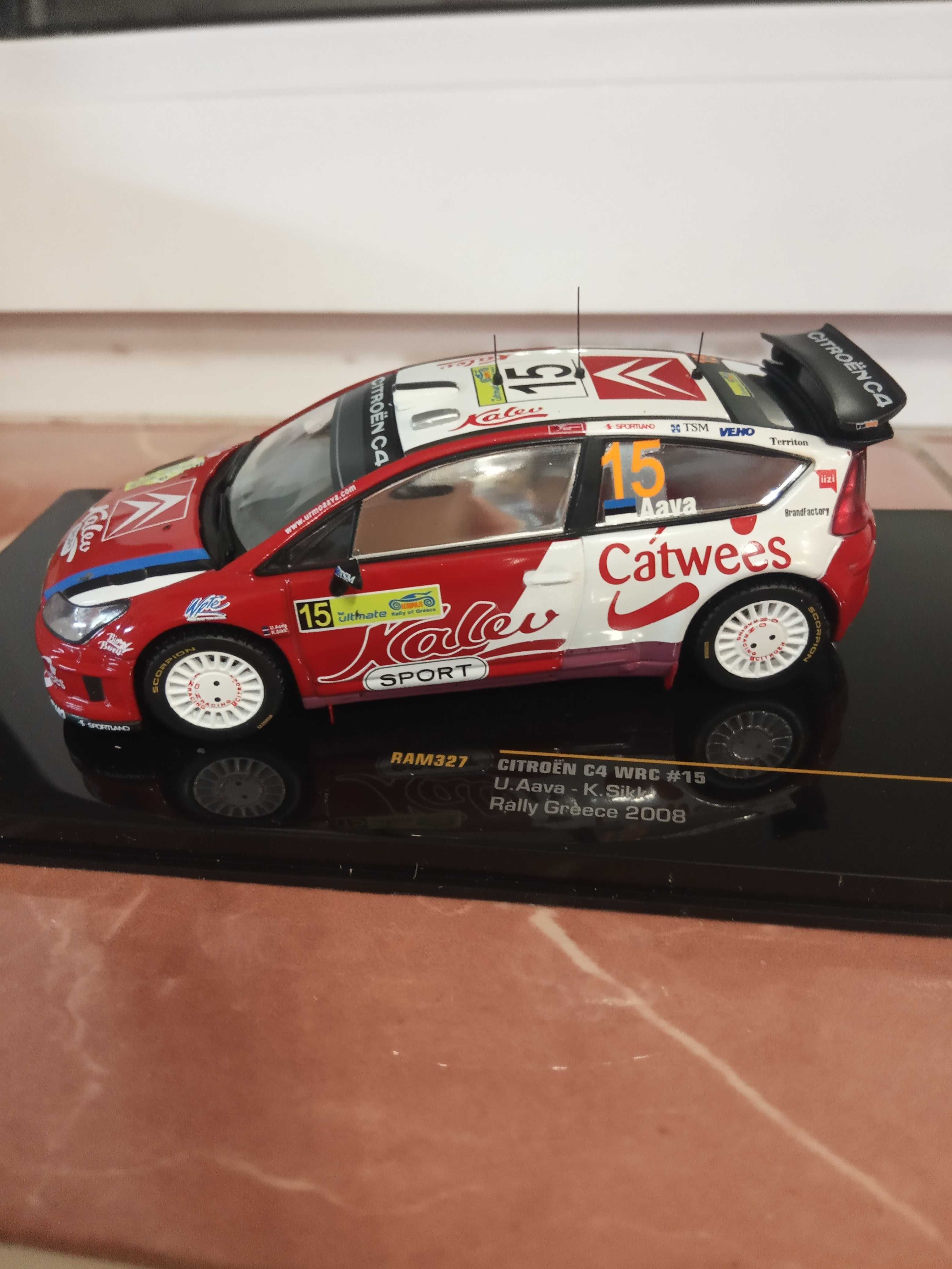 Citroen C4 WRC - Rally Greece 2008. IXO. 1:43