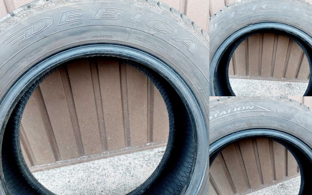 4 opony zimowe Dębica Frigo 2 185/65R15 7,7/7,3mm