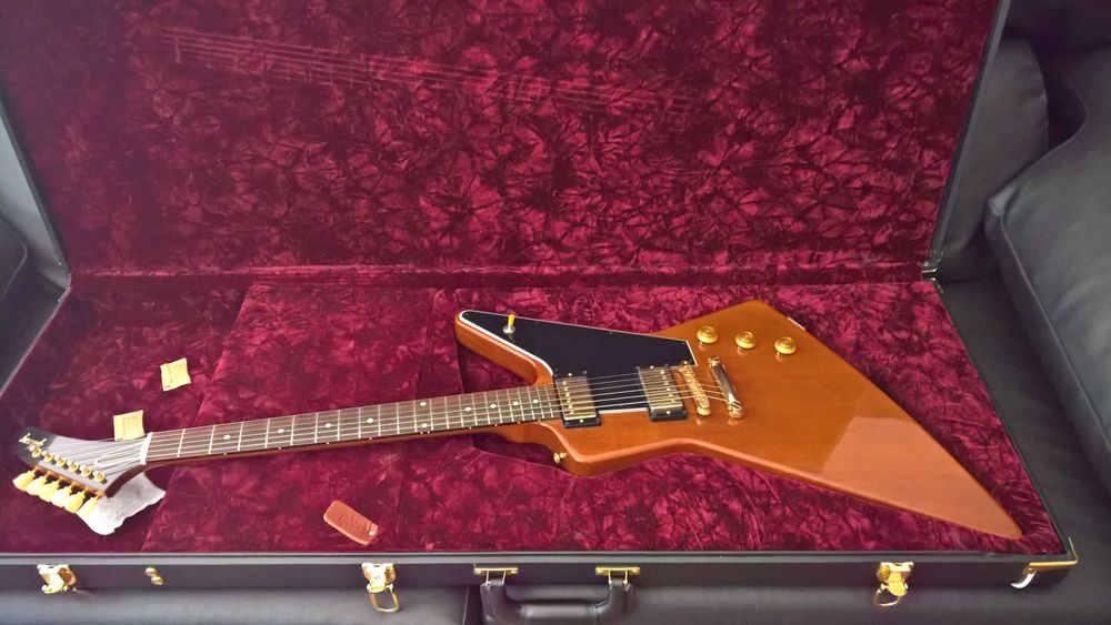 gibson custom shop mahogany explorer 1958
