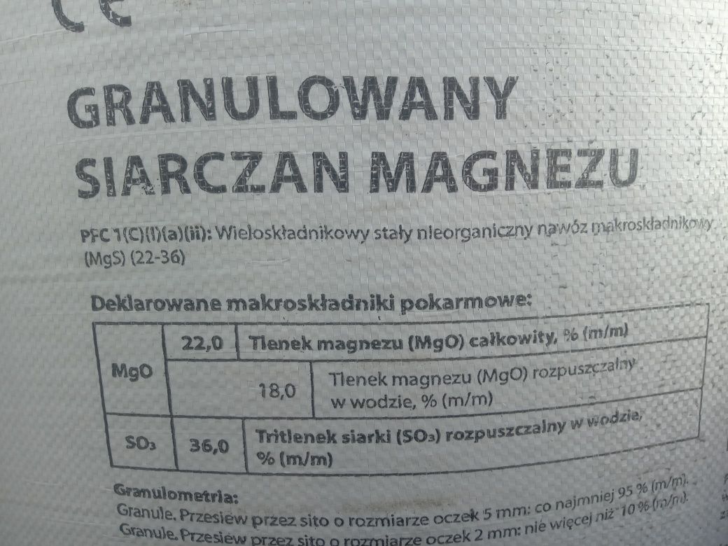 Siarczan magnezu Siarkopol big bag 500kg
