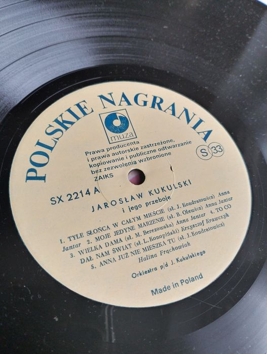 Płyta winylowa Jarosław Kukulski NM
