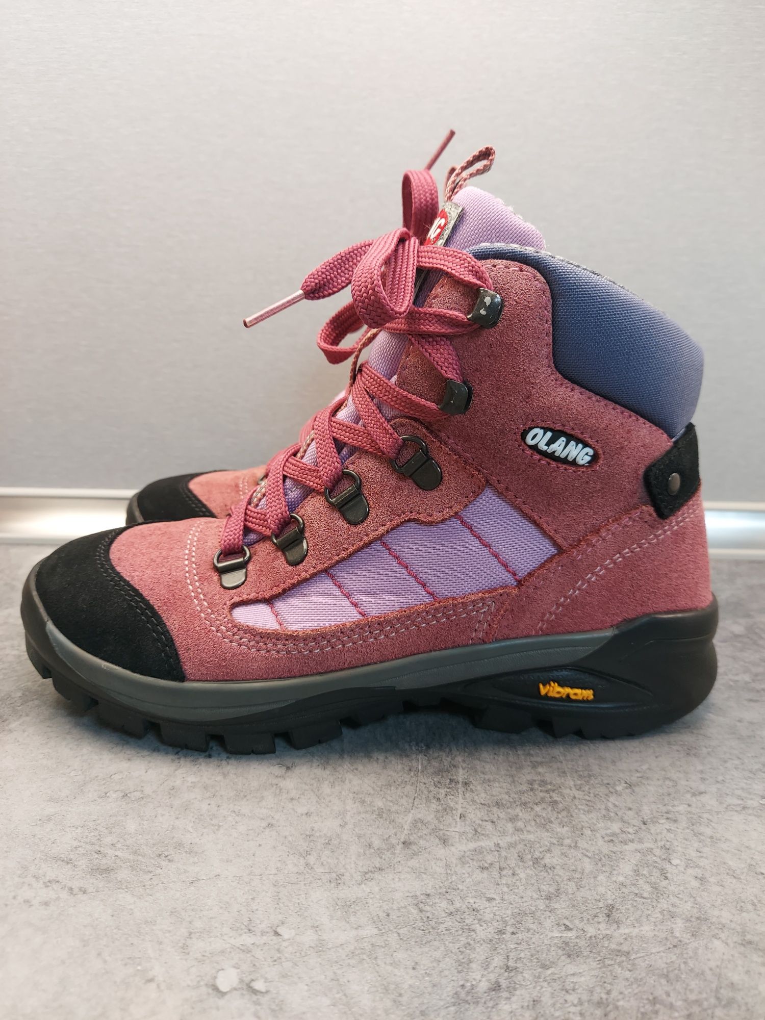 Buty trekkingowe OLANG roz. 35 Tarvisio Kid Tex ,skóra, Cordura,Vibram