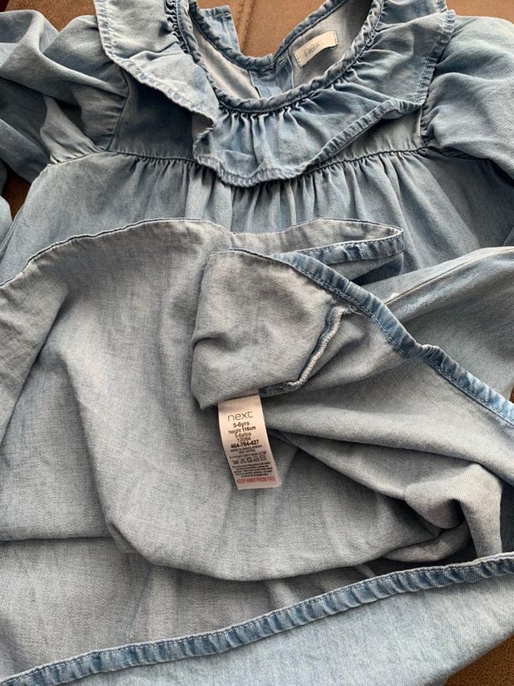 Плаття сукня джинсова Next 5/6 116 см