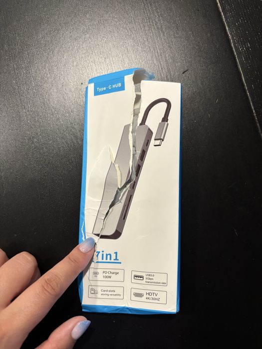 Type-C Hub 7 em 1 NOVO