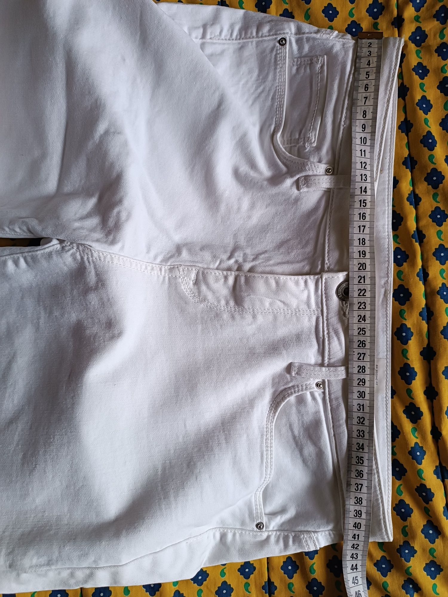 Джинсы брюки белые женские р.32 летом