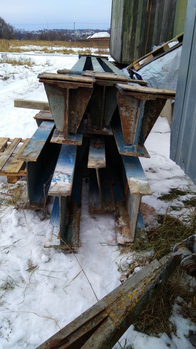 Продам двутавр 45 кран-балка посилена балку двутаврову 9м вага 7т, 7шт