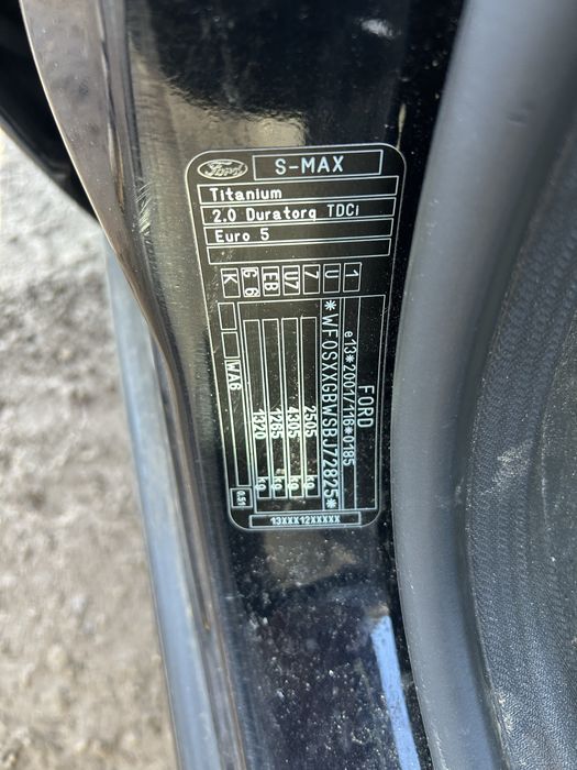 Ford S-Max Titanium 2.0 TDCI,2011r. Anglik z kluczykami