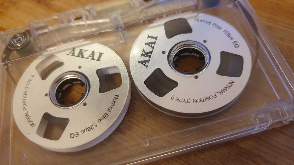 Kaseta Szpulki SREBRNA reel to reel