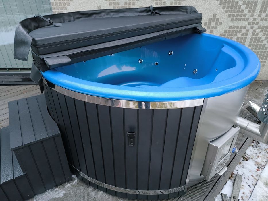 Balia ogrodowa gorąca beczka jacuzzi hydromasaż aeromasaż