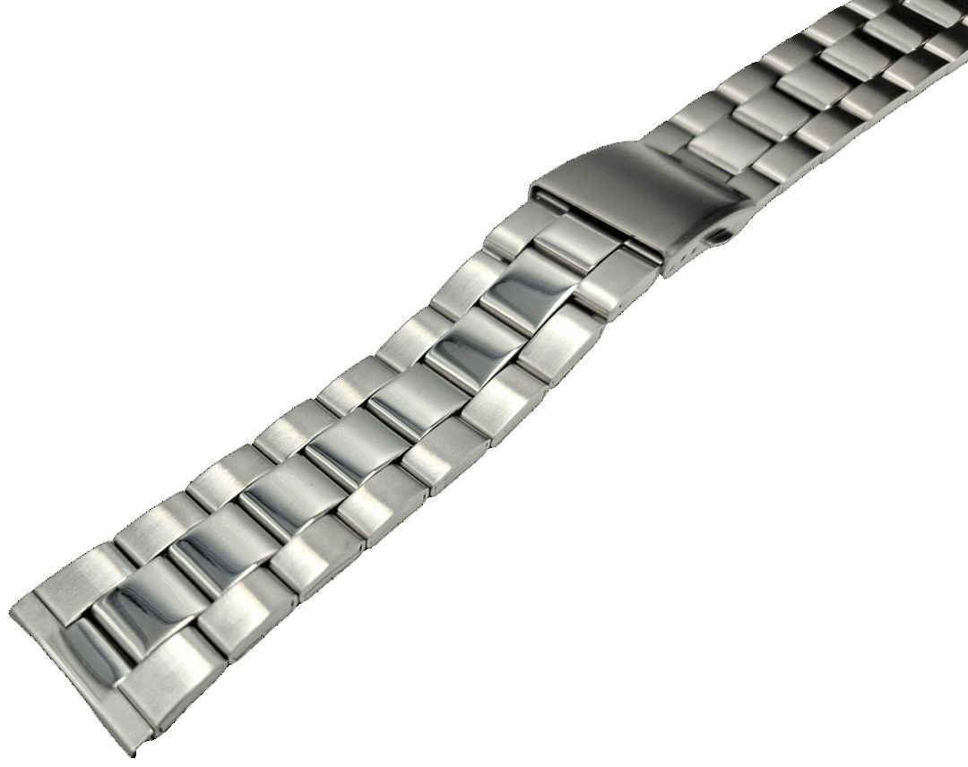 Bransoleta bransoletka do zegarka elegancka 22 mm stal nierdzewna