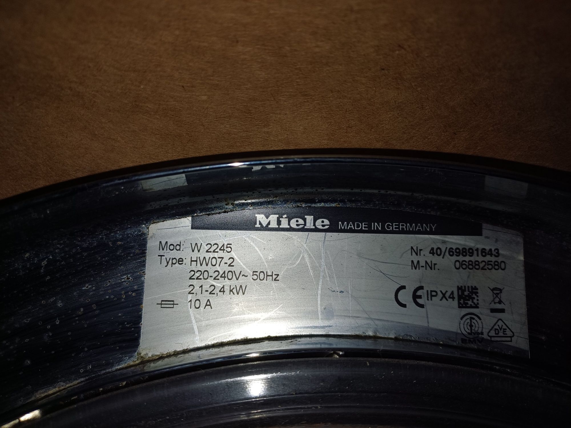 Dzwiczka do pralki Miele  W2245