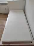 łóżko 90 IKEA MALM + LINDBADEN bardzo wygodne materac Nowe 1400!