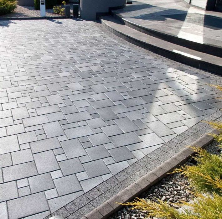 BRUK-BET Symfonia Kostka Brukowa 6 CM Wapień Szary