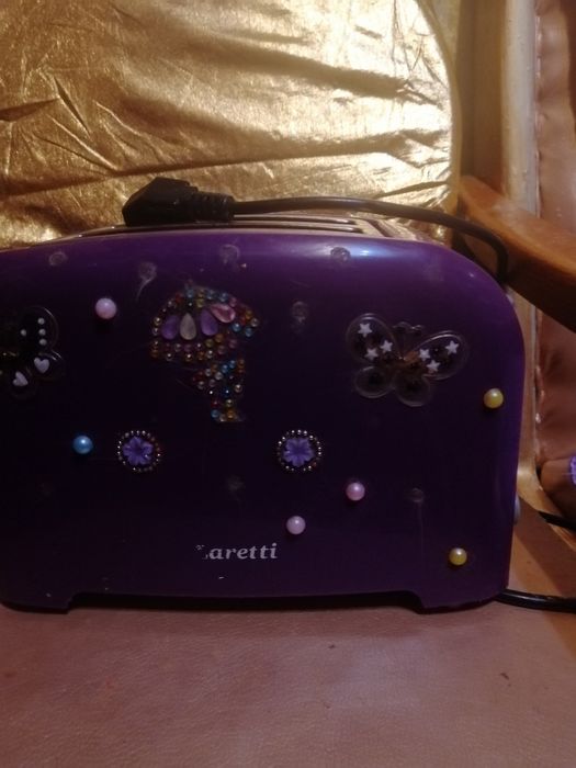 Тостер фиолетовый