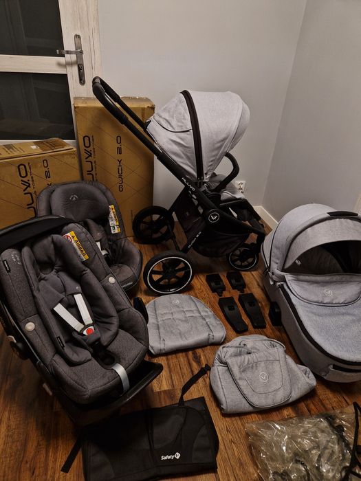 Wózek Muuvo Quick 3w1,5w1 z kompletem Maxi Cosi, zestaw PREMIUM!