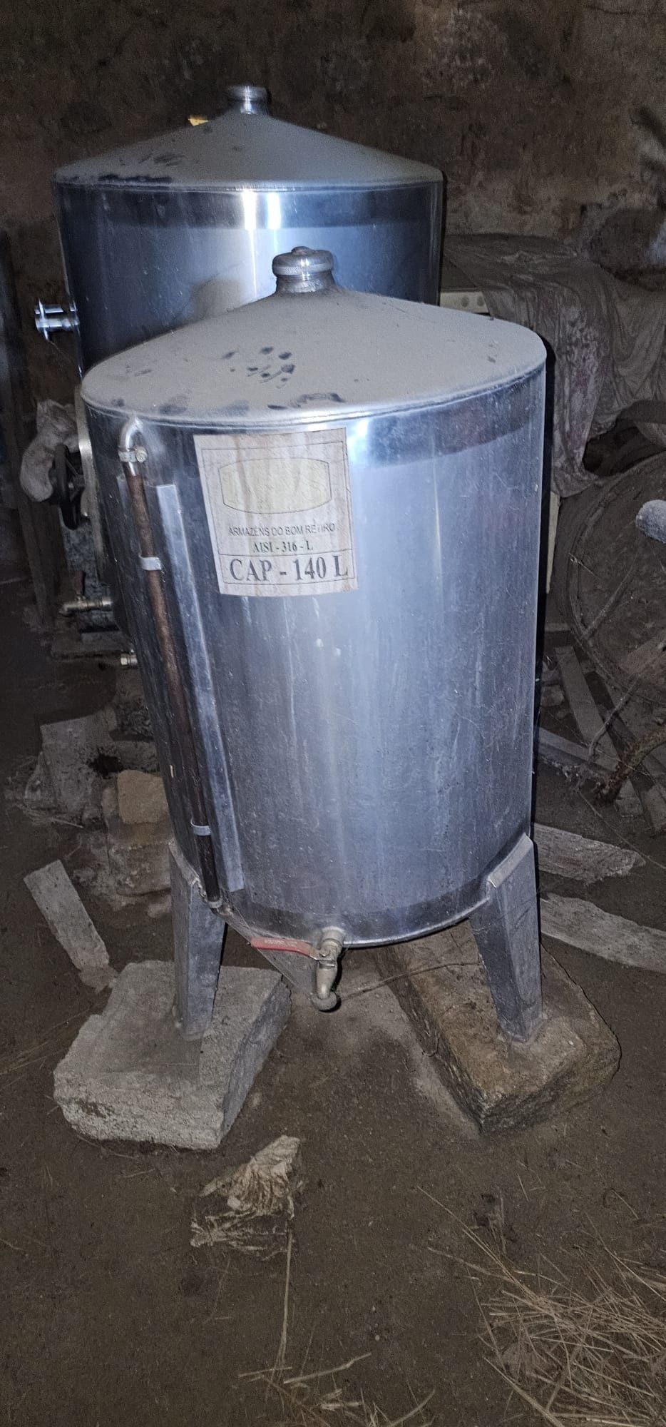 2 Cubas Vinho Inox