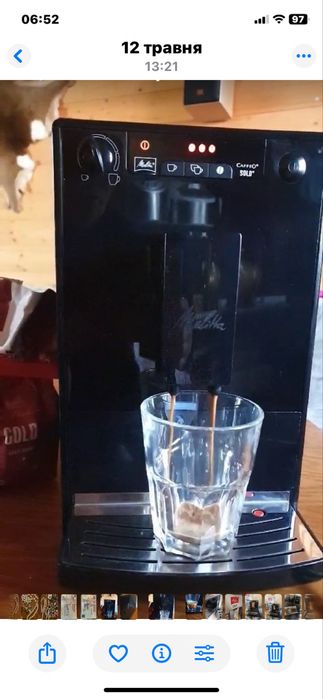 Кавоварка Кавомашина Кофемашина Melitta Caffeo Solo з дому гарний стан