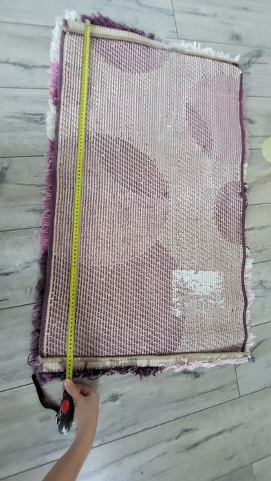 Dywan różowy Komfort mały fioletowy dziewczęcy 95x58cm