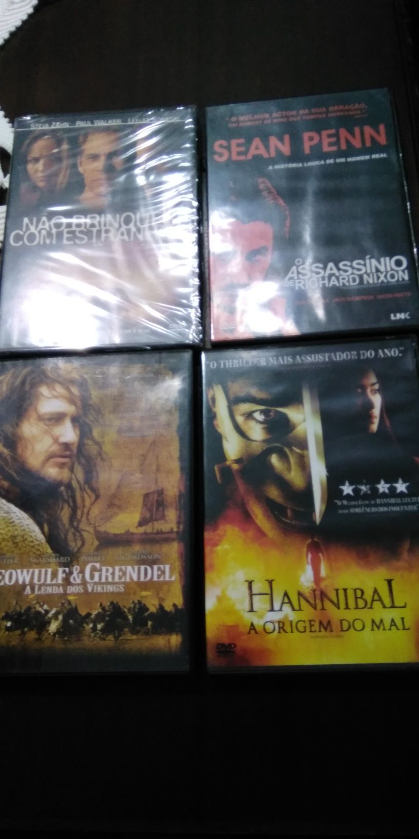 DVD's de vários filmes