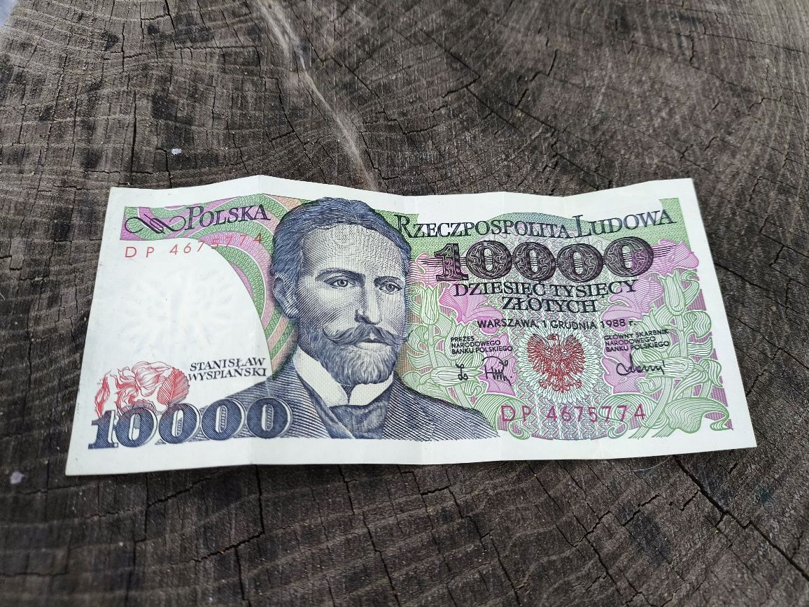 Banknot 10000 Wysypiański . Seria DB