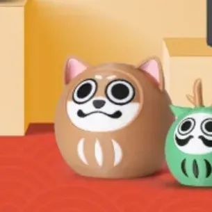 Cão Daruma "Eto Inu"