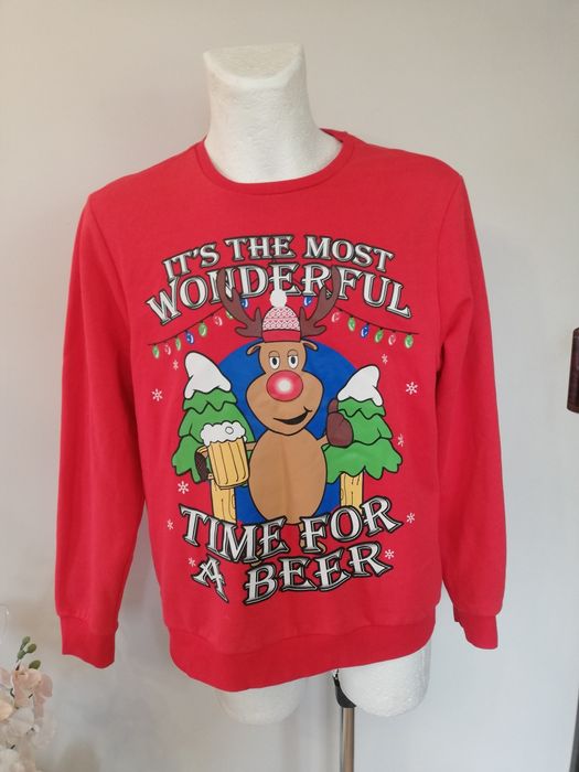 Bluza męska roz L świąteczna