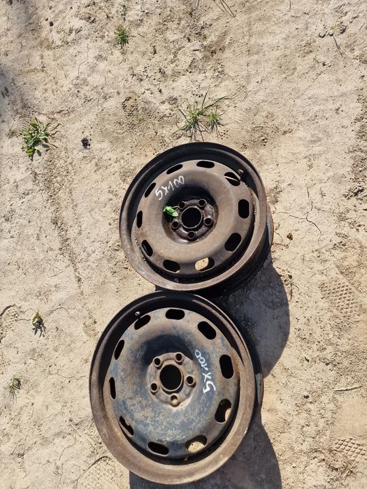 Koła felgi r 15 2 sztuki volkswagen Golf IV 5x100