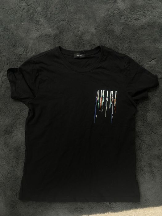 Koszulka Amiri Paint Core Drip ( Ubrana Raz )