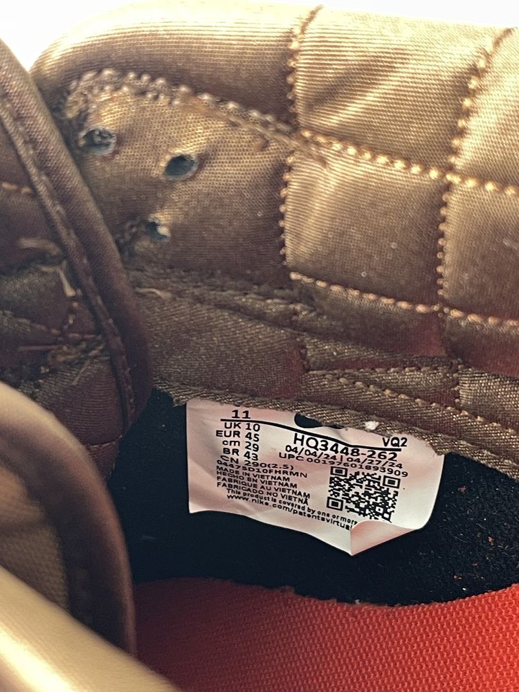 Оригинал Nike Dunk Low ‘Light British Brown’ (HQ3448 262) кожание данк