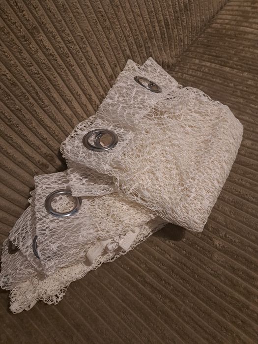 Firanki boho na przelotkach 2 szt