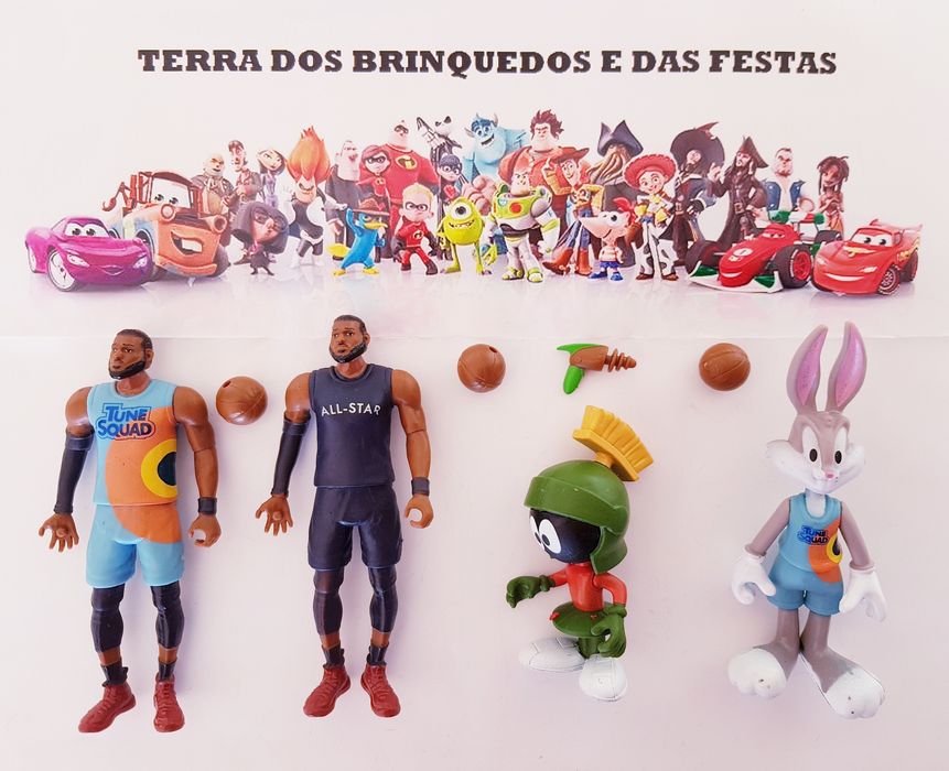Conjunto 5 pcs + acessorios Space Jam (Portes Incluidos)