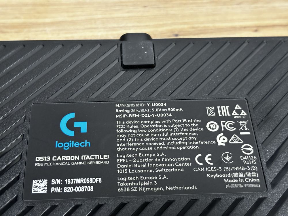 Klawiatura Logitech G513 Carbon