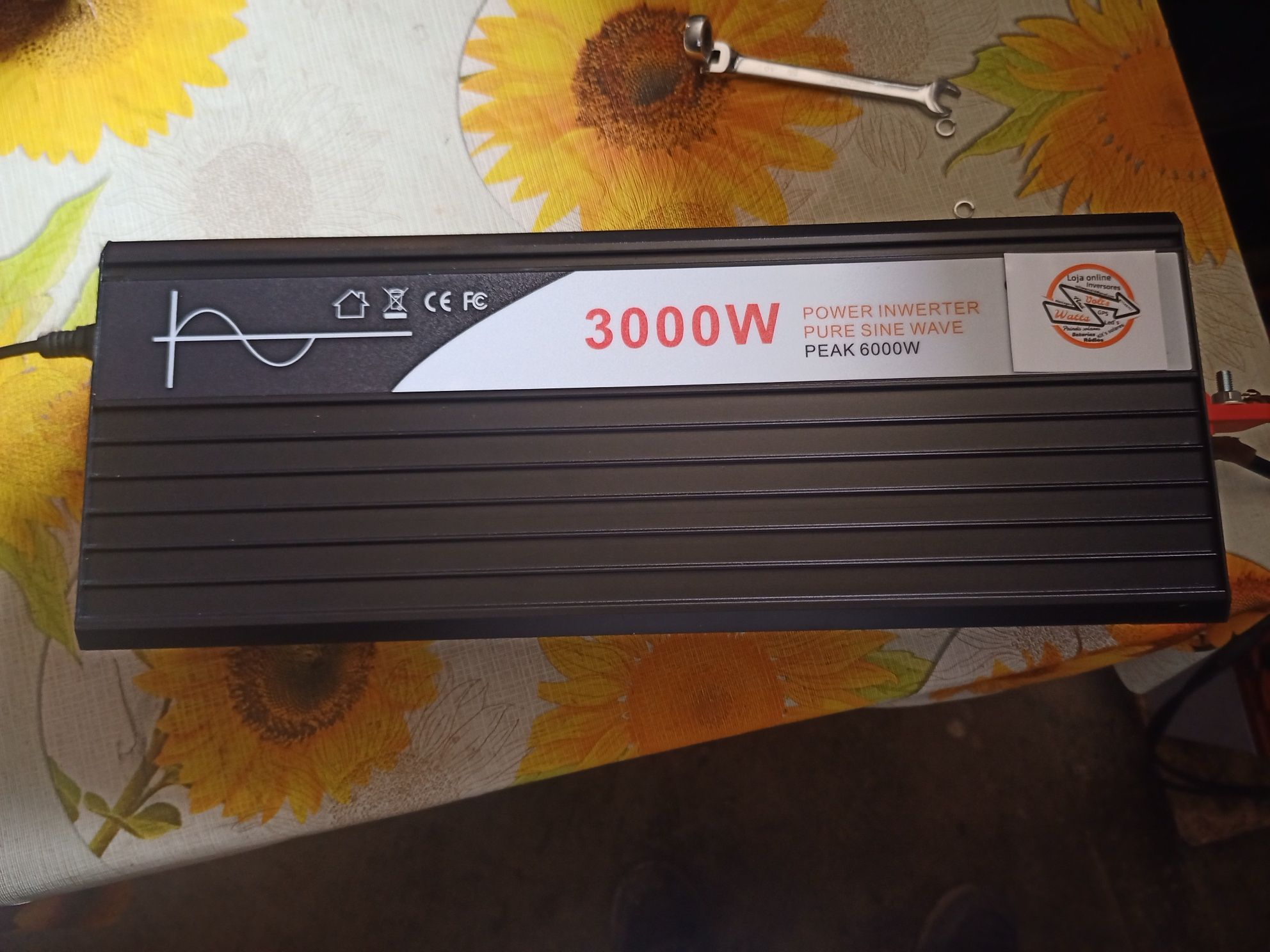 Conversor 3000w 6000wpico 12v/24v Pura 230v