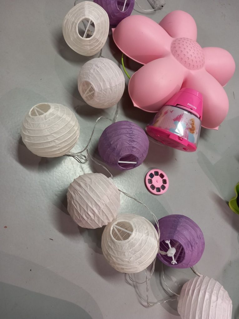 Zestaw oświetlenia do pokoju dziecka dziewczynki lampa ikea
