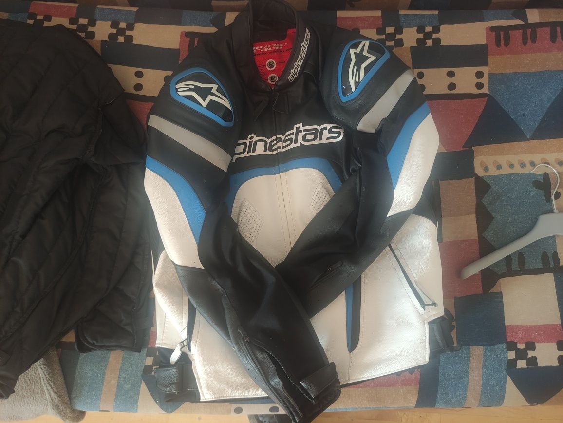 Kurtka motocyklowa skórzana Alpinestars. Roz. 54.