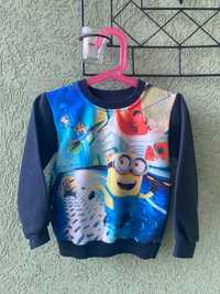 Bluza z Minionkami, bez kaptura, rozm. 98