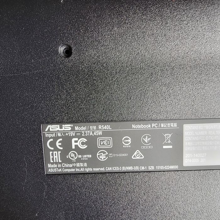 Asus R540L płyta główna z procesorem 5005