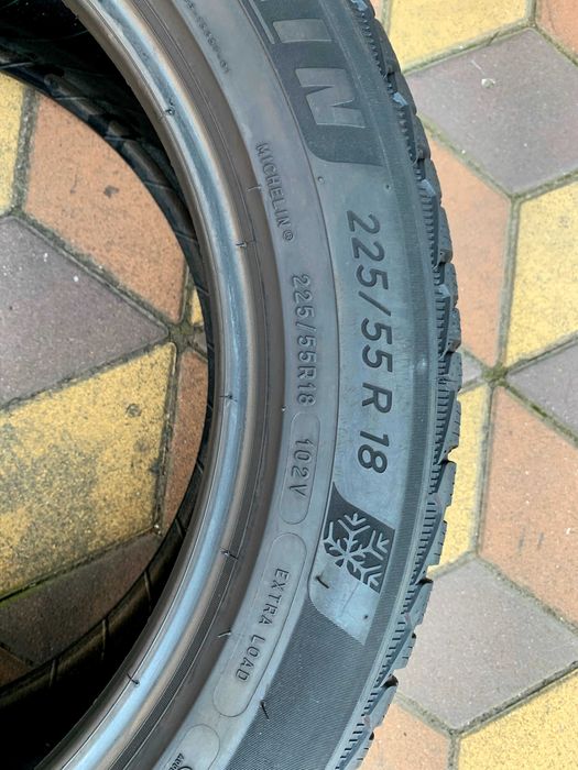 225/55 R18 Michelin Pilot Alpin 5. Шини зимові 4 шт.