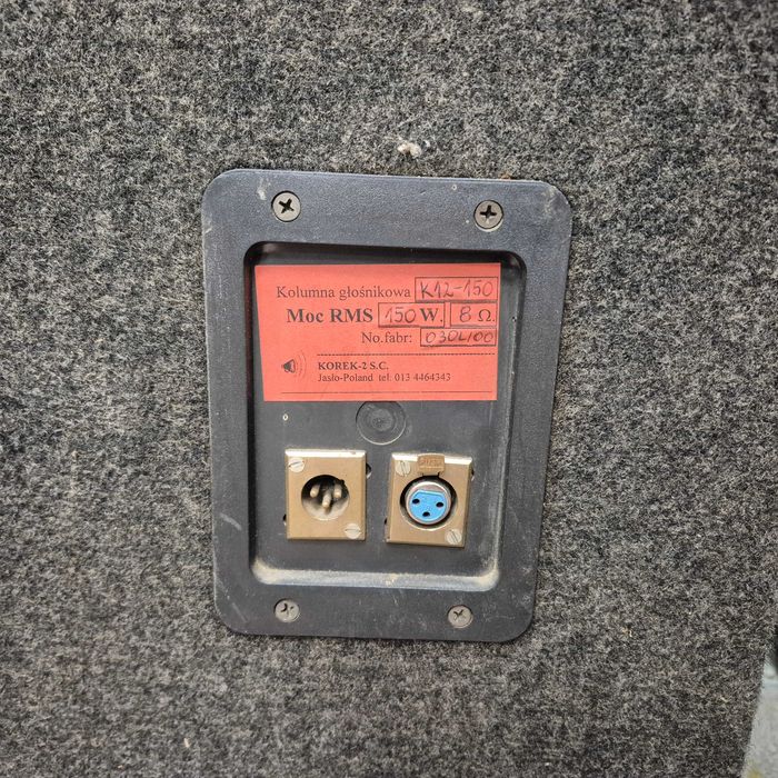 Kolumny 150W 8 Ohm; Komis Jasło Igielna