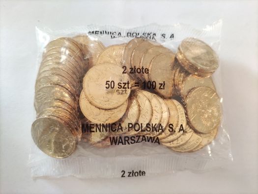 worek menniczy 2 zł - ŚWISTAK 2006 - 50 sztuk
