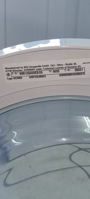 Máquina de Lavar Roupa  Siemens com garantia!